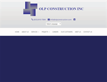 Tablet Screenshot of olpconstruction.com